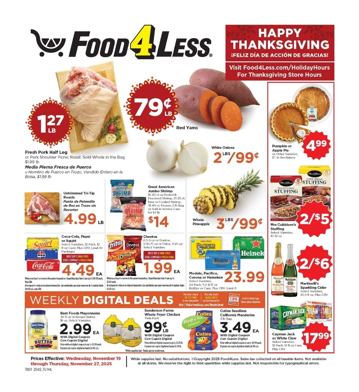 Food 4 Less Weekly Ad 11/19/25 & 11/26/25 preview 209 – food 4 less 19 27 1