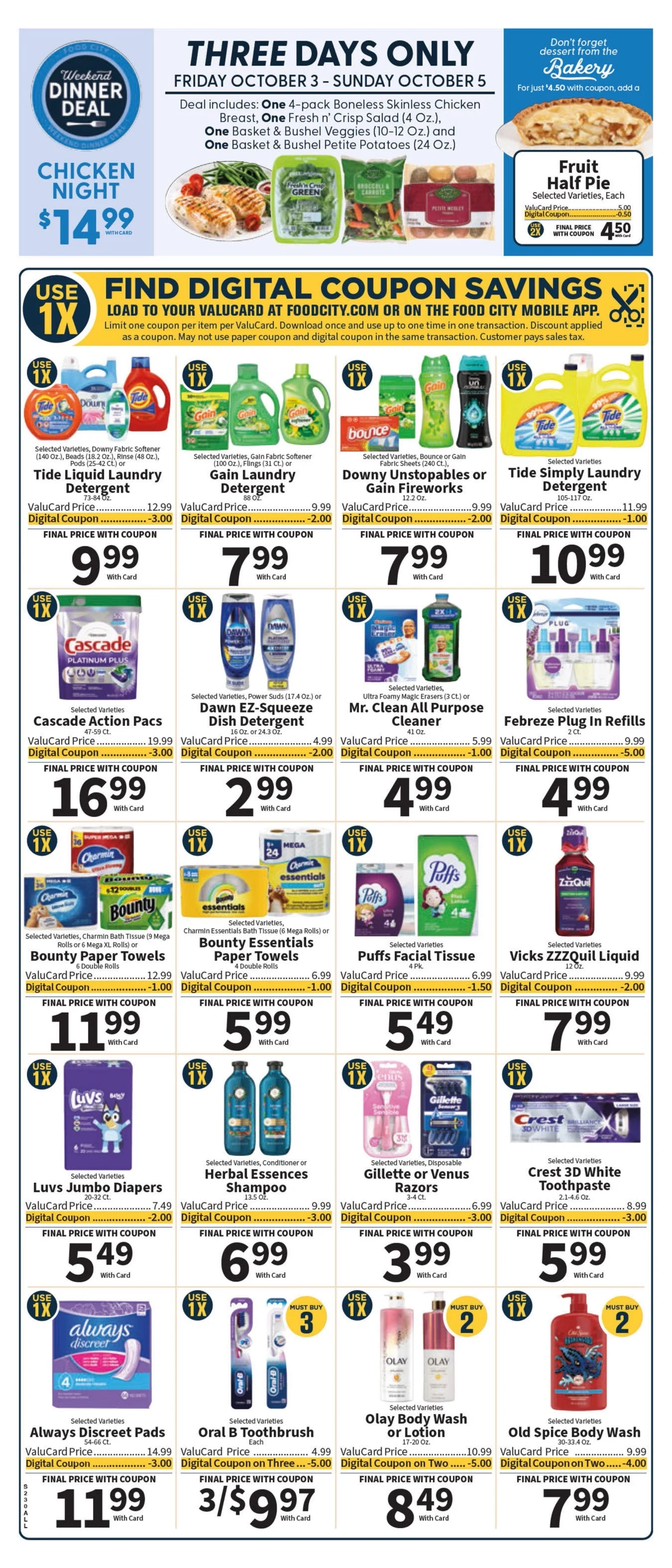 Food City Weekly Ad 10/8/25 – 10/14/25 preview 151 – food city ad 1 7 2