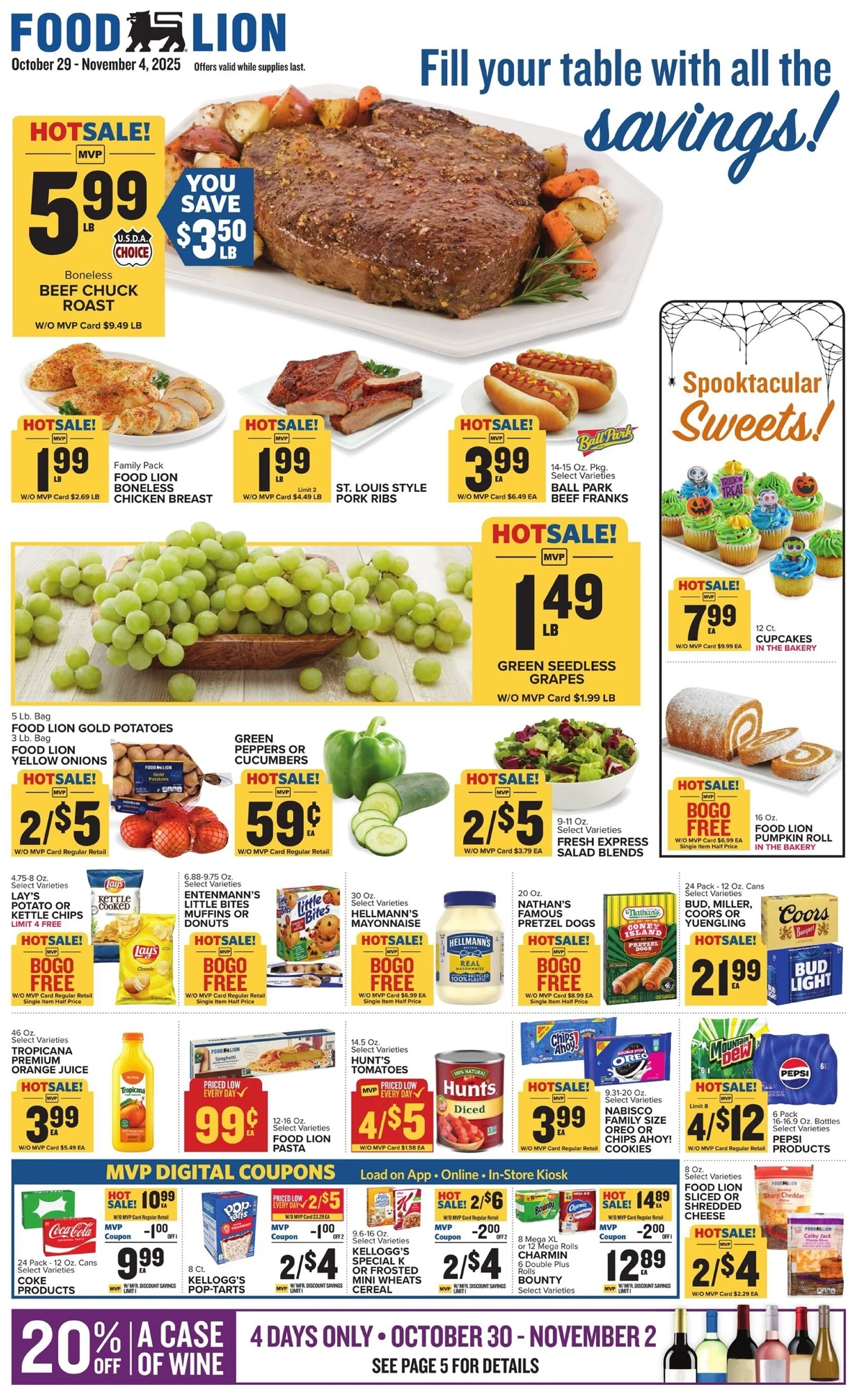 Food Lion Weekly Ad 10/29/25 – 11/4/25 preview 25 – food lion ad 29 4 01