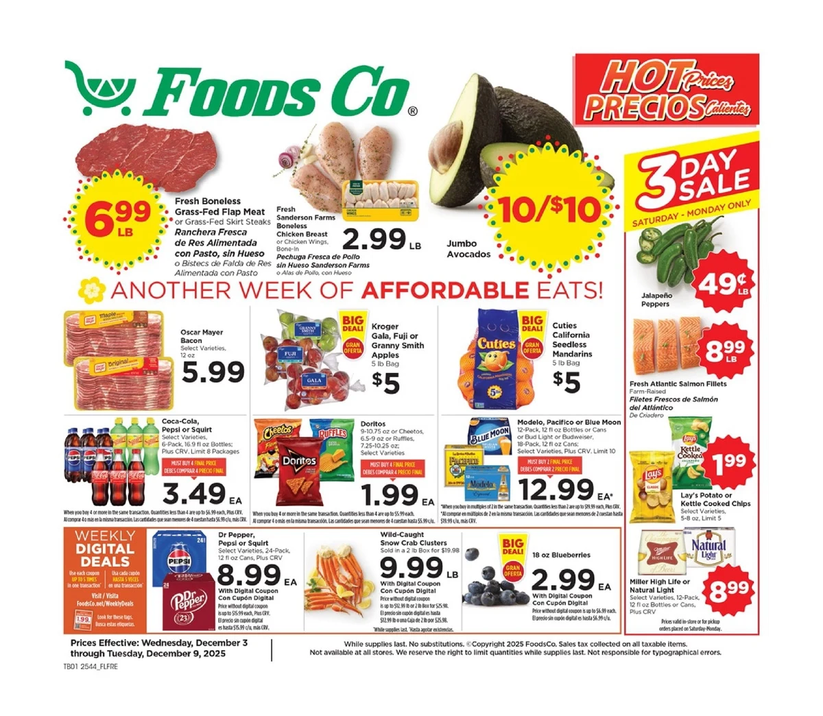 Foods Co Weekly Ad December 3 to 9, 2025 1 – foodsco 3 9 1
