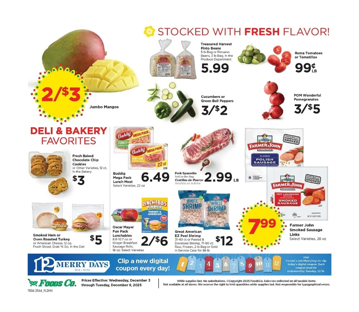 Foods Co Weekly Ad December 3 to 9, 2025 3 – foodsco 3 9 5