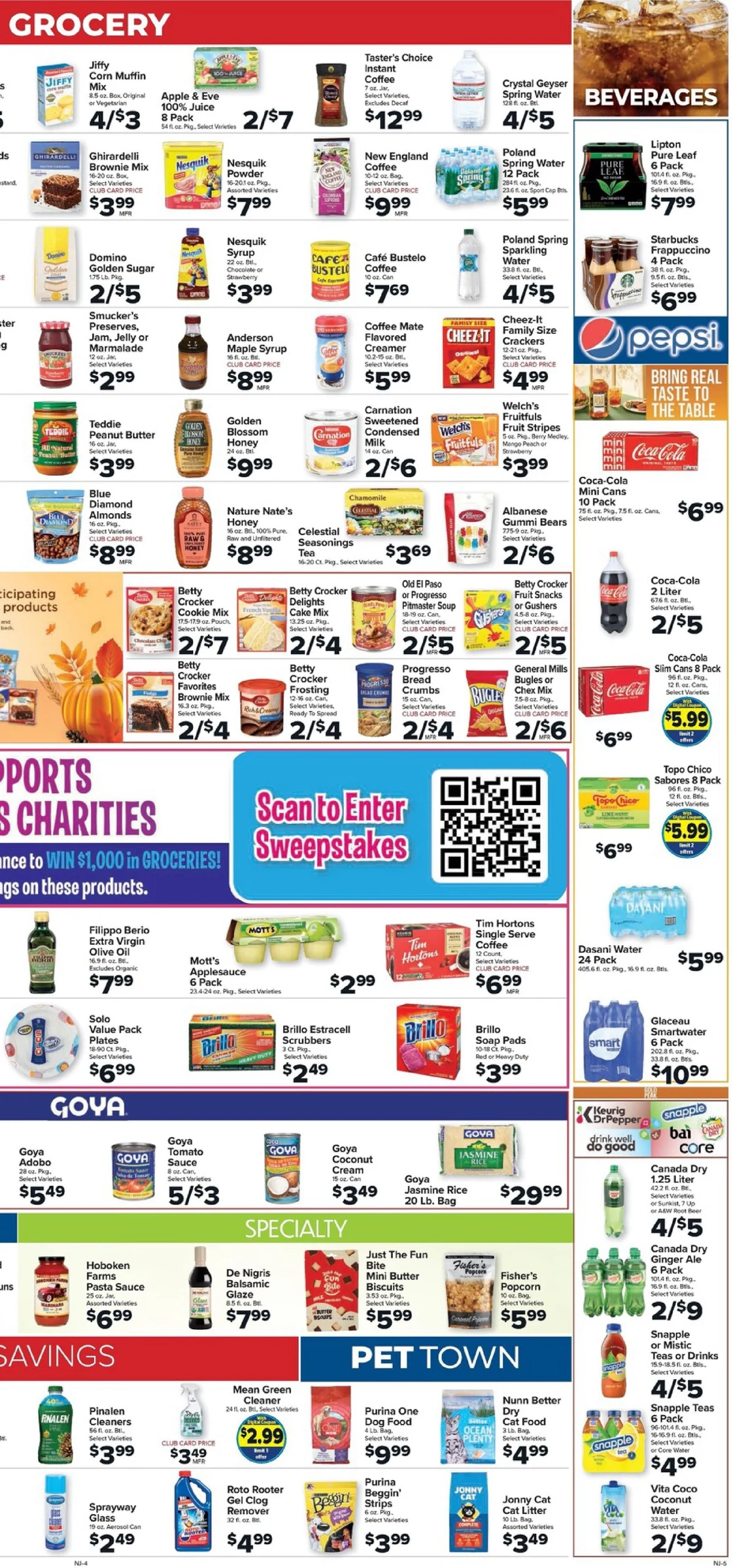 Foodtown Weekly Ad 11/7/25 & 11/14/25 preview 3 – foodtown 7 13 5 2