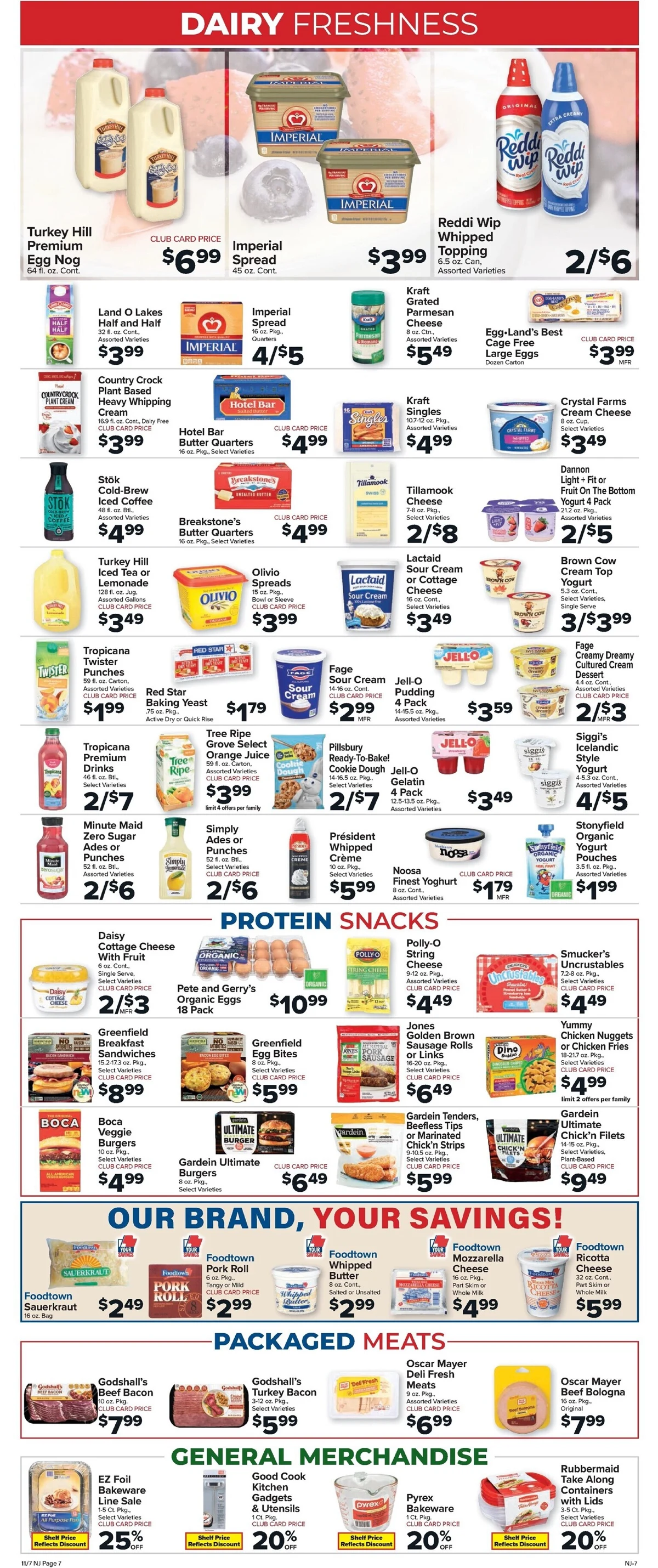 Foodtown Weekly Ad 11/14/25 & 11/21/25 2 – foodtown 7 13 7