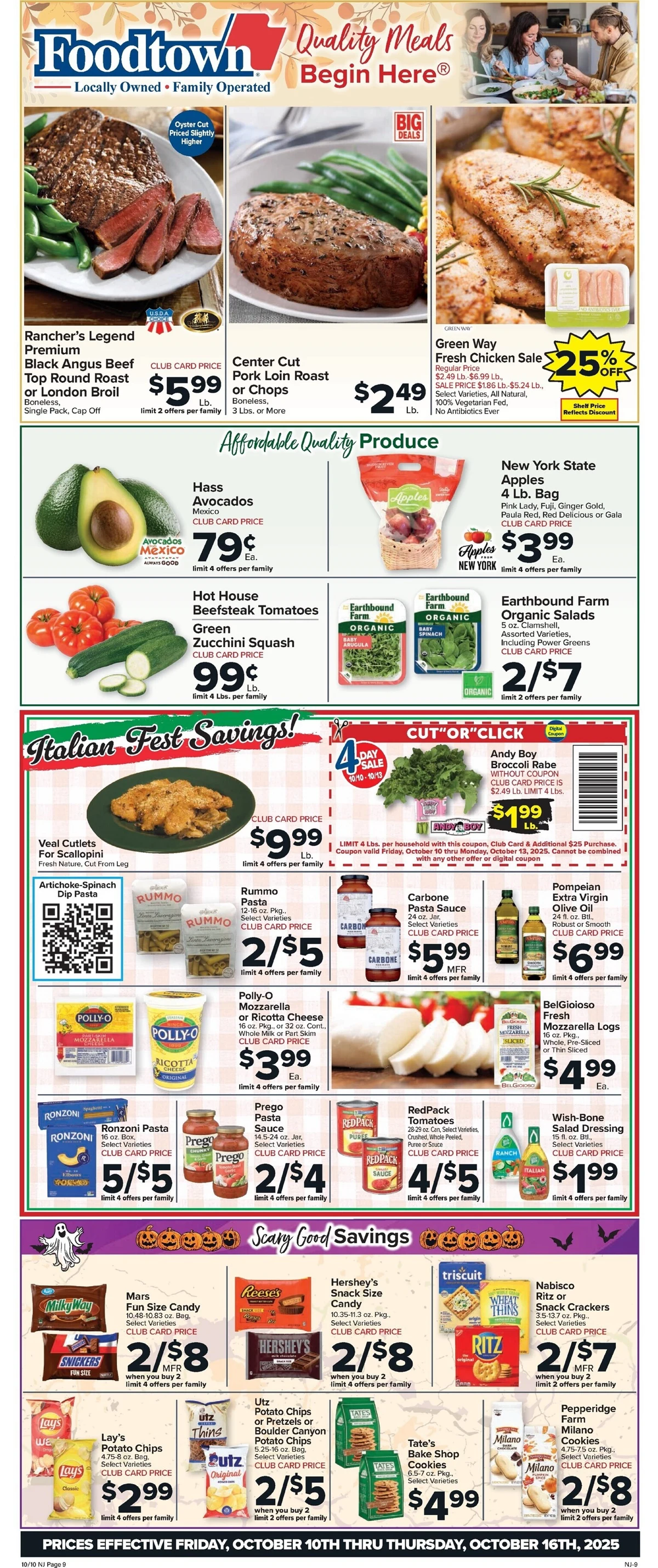 Foodtown Weekly Ad October 10 to October 16, 2025 1 – foodtown ad 10 16 1