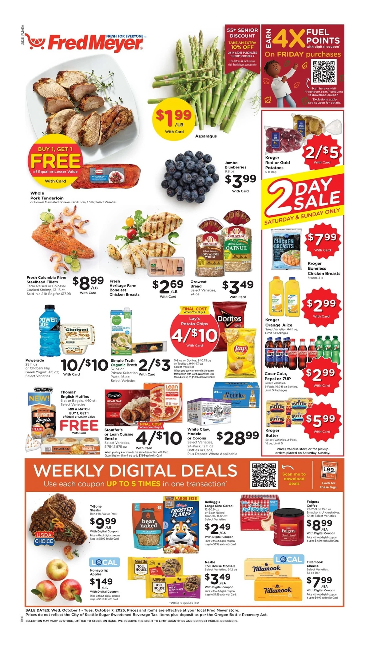 Fred Meyer Weekly Ad 10/8/25 – 10/14/25 preview 156 – fred meyer ad 1 7 01