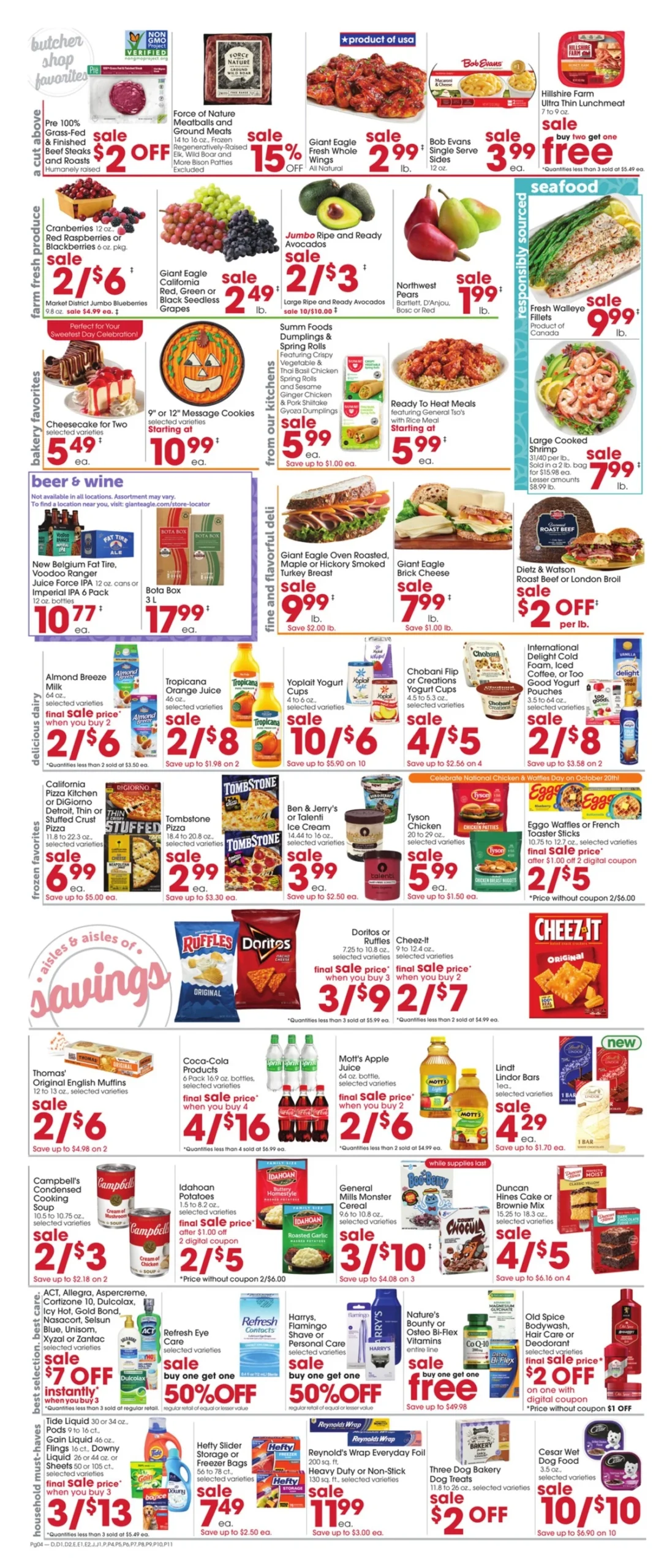 Giant Eagle Weekly Ad October 16 to October 22, 2025 2 – giant eagle ad 16 22 00001 scaled