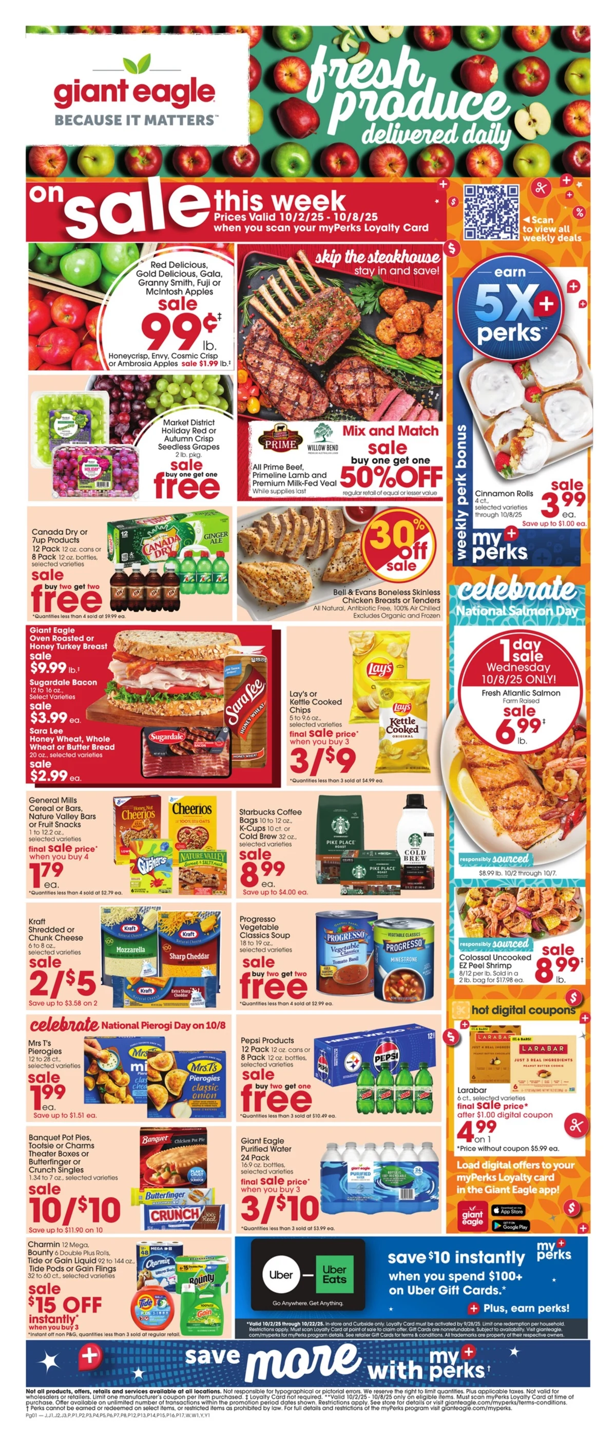 Giant Eagle Weekly Ad 10/9/25 – 10/15/25 preview 105 – giant eagle ad 2 8 00002