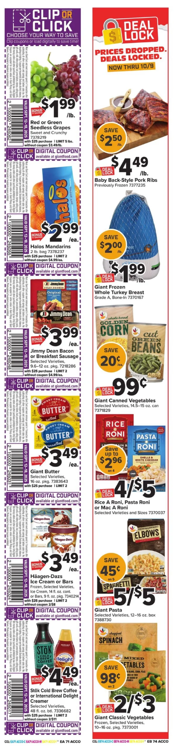 Giant Food Weekly Ad 9/12/25 – 9/18/25 preview 141 – giant food 12 18 03 scaled