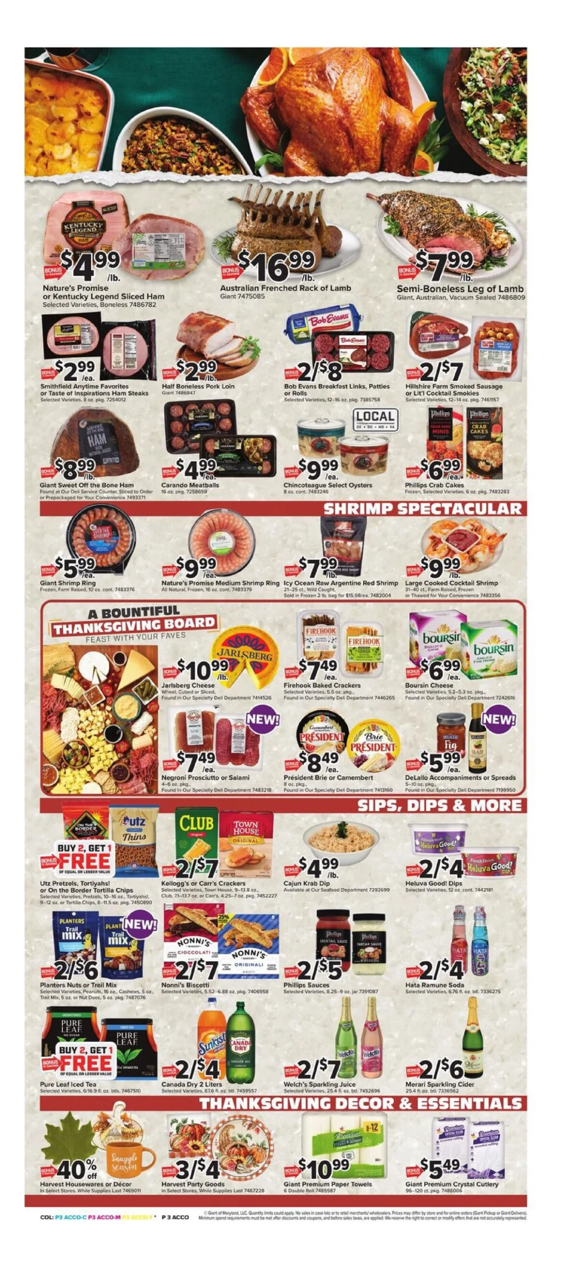 Giant Food Weekly Ad 11/21/25 & 11/28/25 preview 3 – giant food 21 27 08 scaled