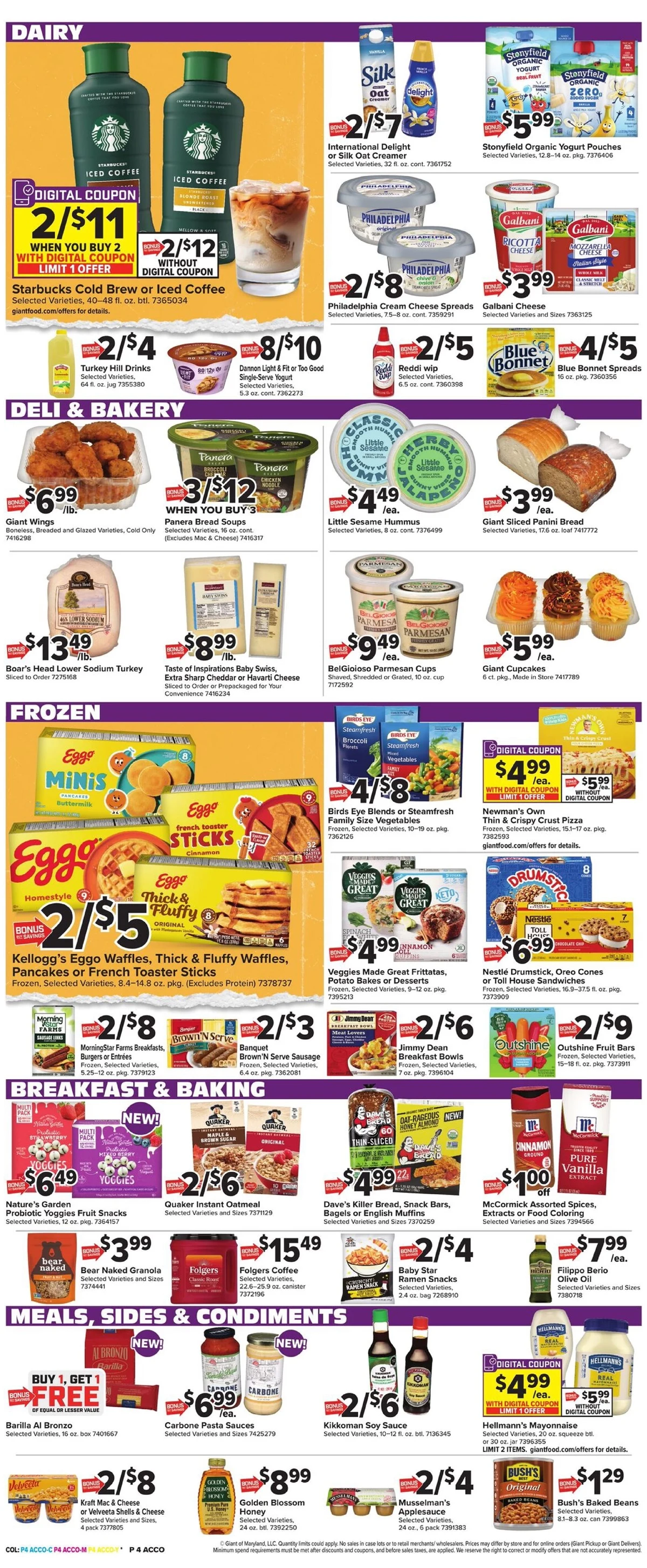 Giant Food Weekly Ad October 10 to October 16, 2025 4 – giant food ad 10 16 07
