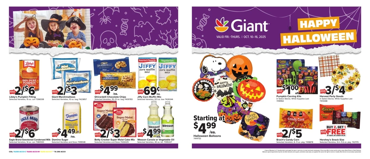 Giant Food Weekly Ad October 10 to October 16, 2025 3 – giant food ad 10 16 10