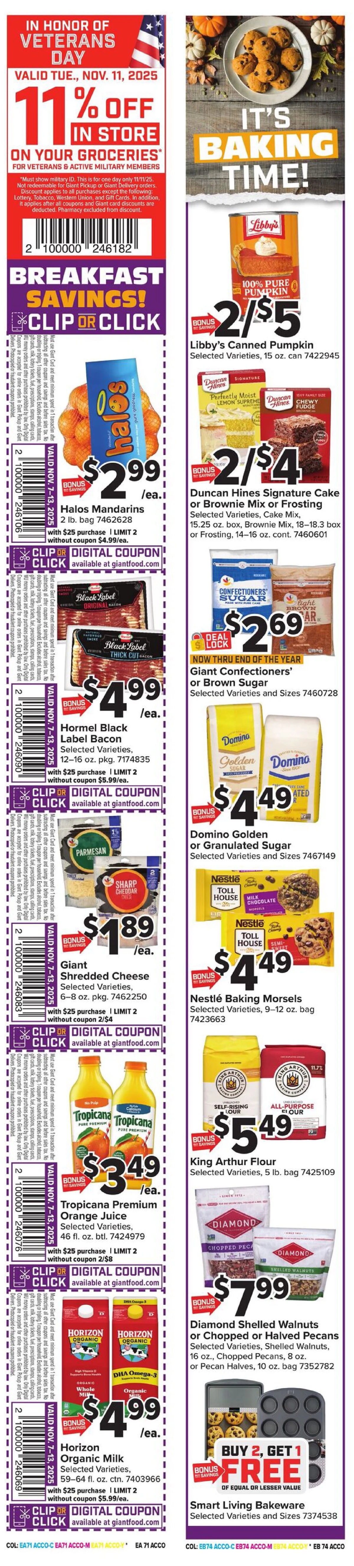 Giant Food Weekly Ad 11/14/25 – 11/20/25 preview 2 – Giant Food Weekly Ad Giant Food Weekly Ad 11/14/25 – 11/20/25 preview 1 – giant food ad 7 13 02