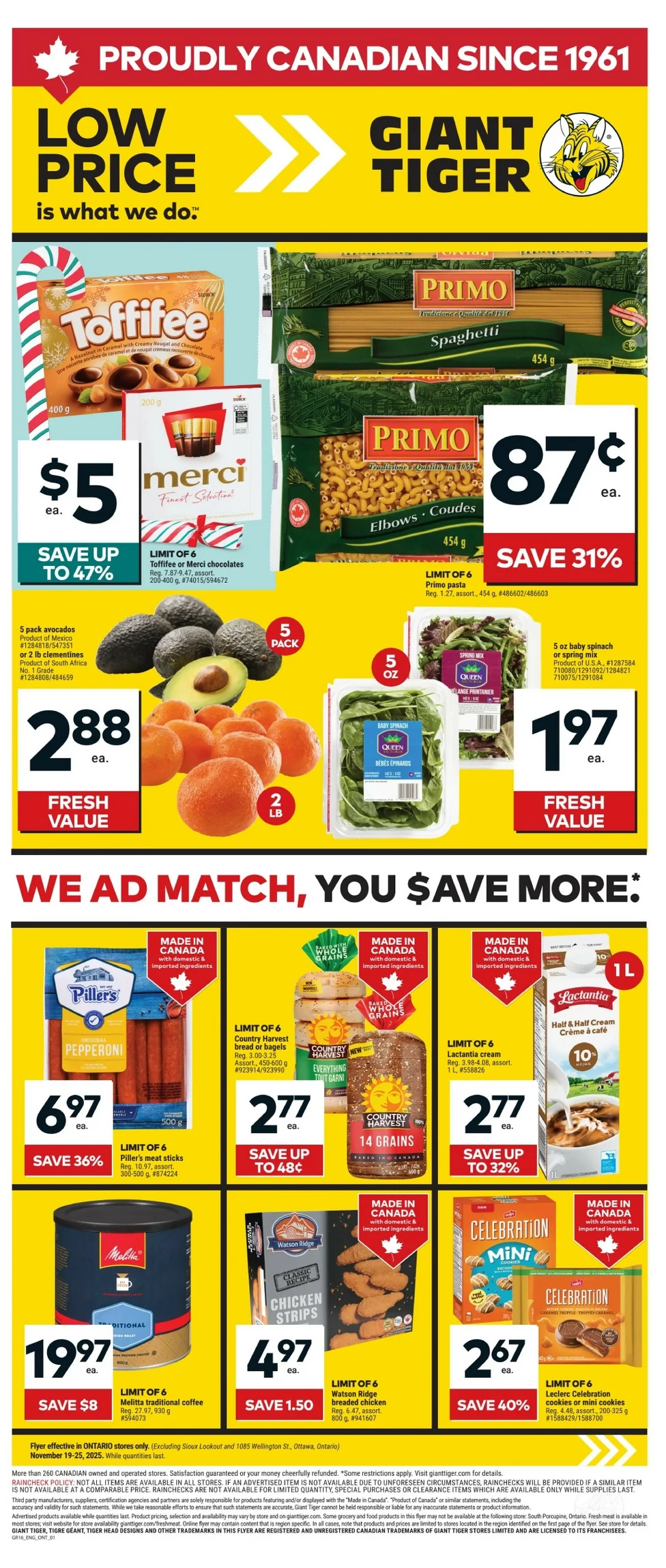 giant tiger flyer ont november 19 25 1 28245555