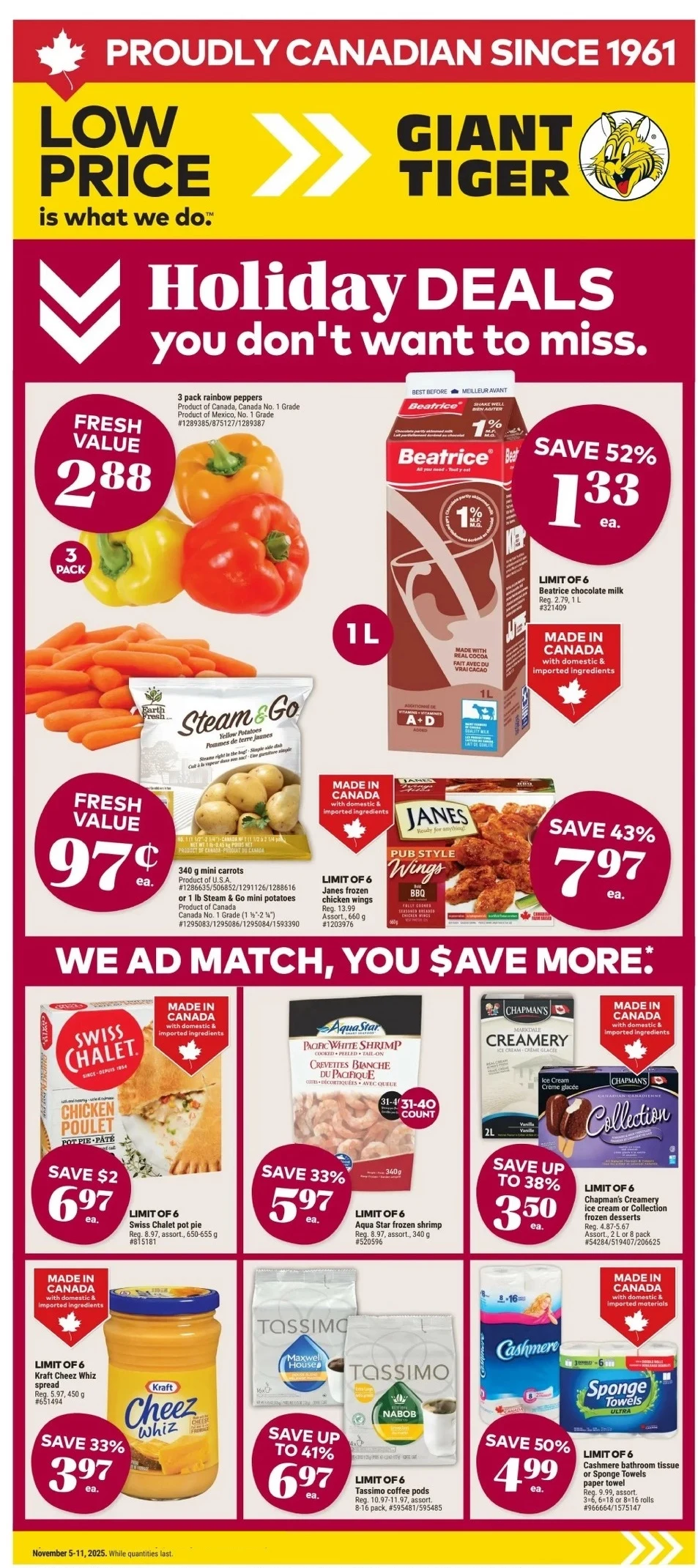 Giant Tiger Flyer November 5 to November 11, 2025 74 – giant tiger flyer ont november 5