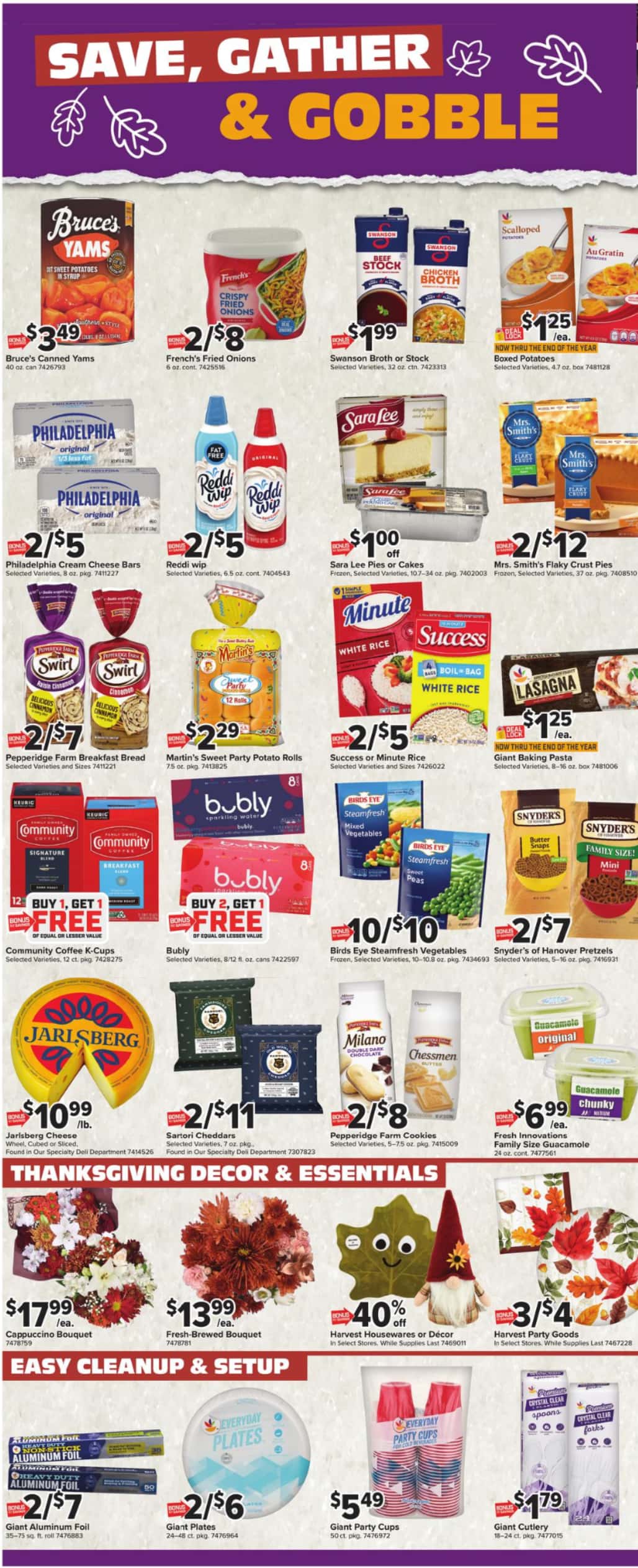 Giant Food Weekly Ad 11/14/25 – 11/20/25 preview 2 – giant weekly ad 111425 04