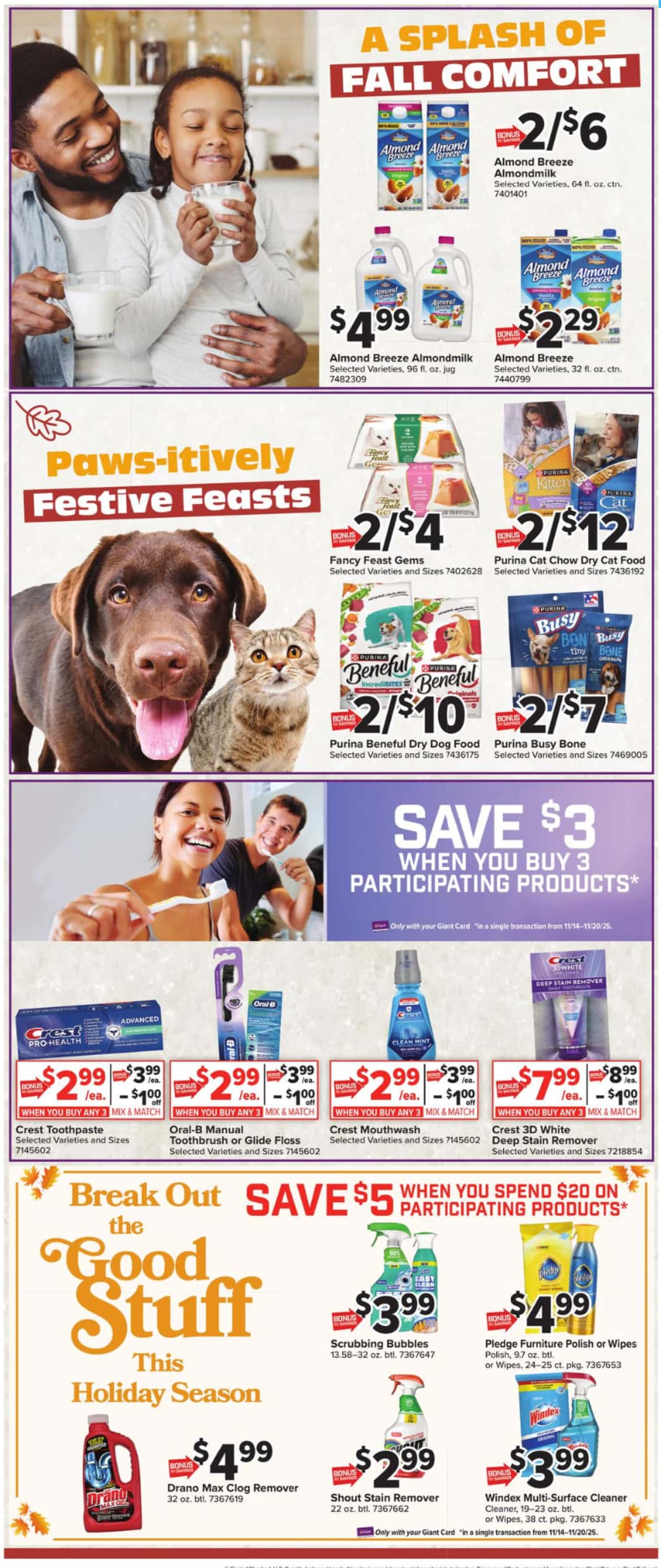 Giant Food Weekly Ad 11/14/25 – 11/20/25 preview 3 – giant weekly ad 111425 10