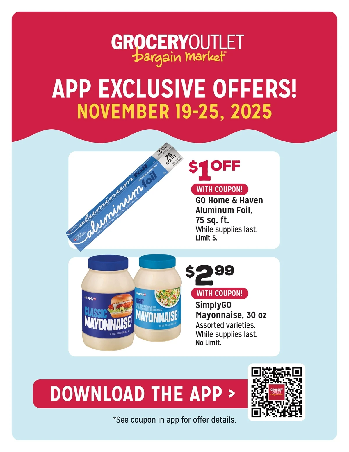 grocert outlet 19 25 07