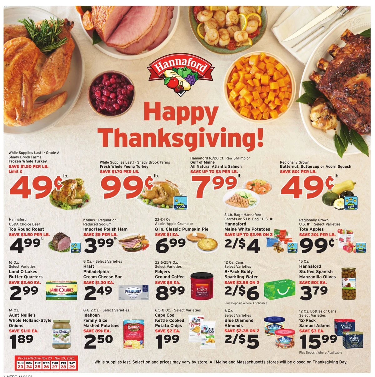 Hannaford Weekly Ad 11/23/25 & 11/30/25 27 – hannaford ad 23 29 01