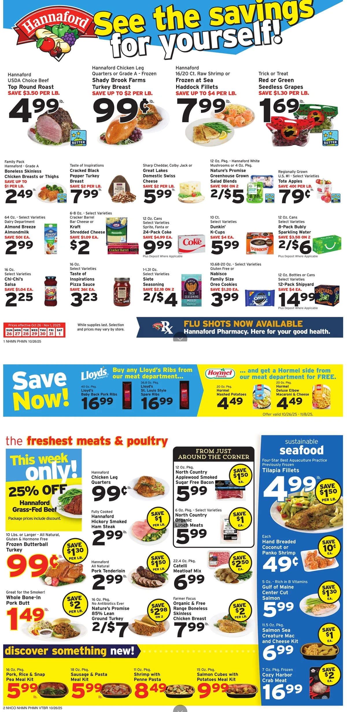 Hannaford Weekly Ad 11/2/25 – 11/8/25 264 – hannaford ad 26 1 00001