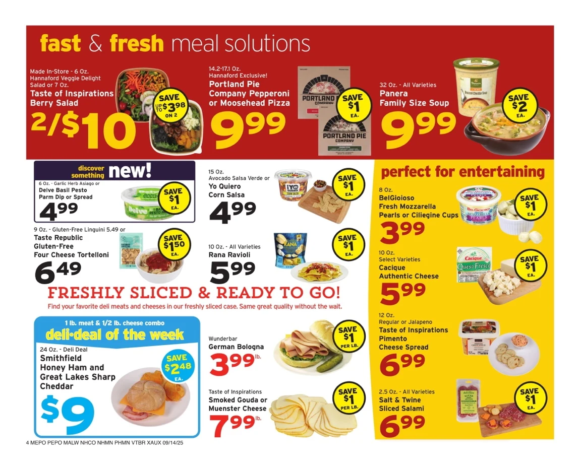 Hannaford Weekly Ad 9/14/25 – 9/20/25 preview 95 – hannaford weekly ad 14 20 04