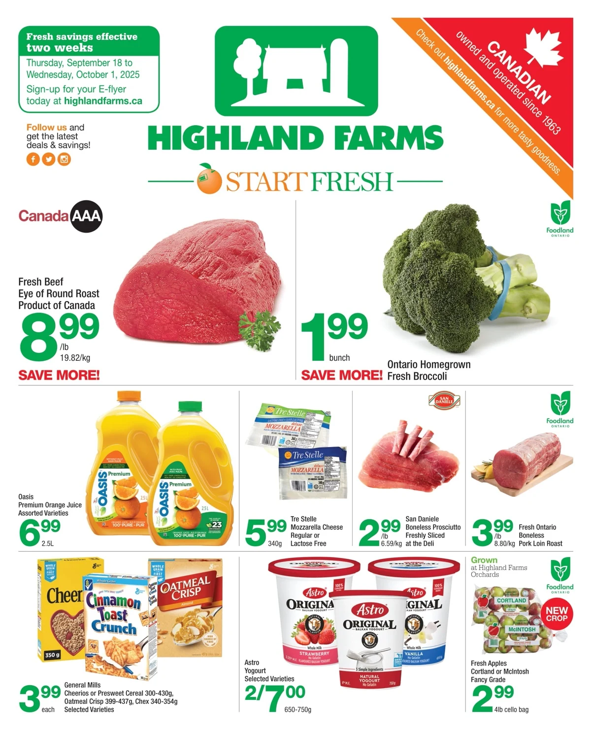 Highland Farms Flyer September 25 to October 1, 2025 13 – highland farms flyer 18 1 1