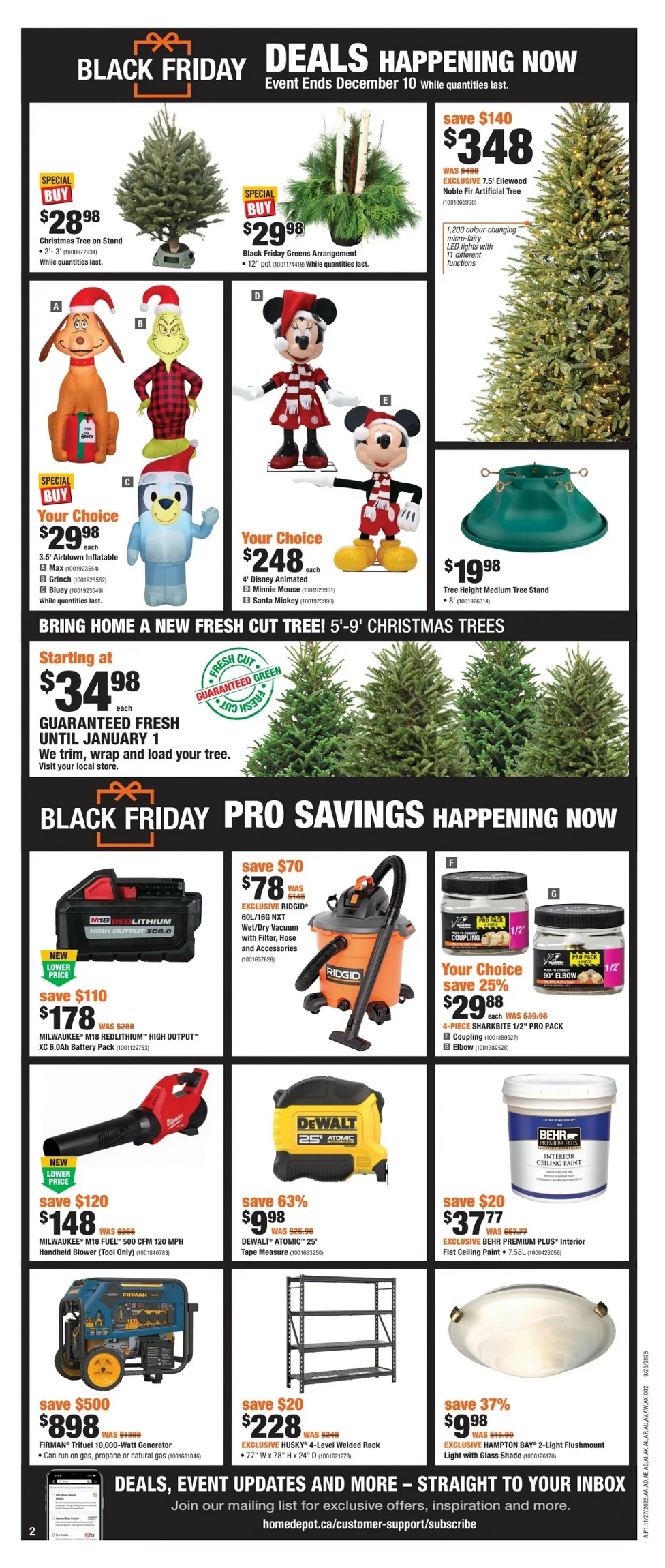 home depot flyer november 27 december 10 2 40863722