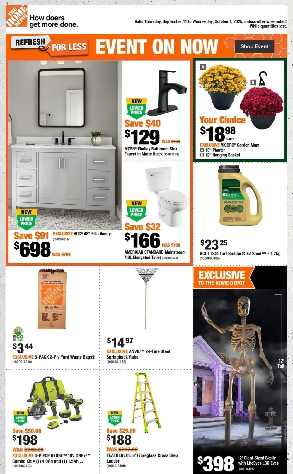 Home Depot Flyer September 18 to October 1, 2025 348 – home depot flyer september 11 17 1