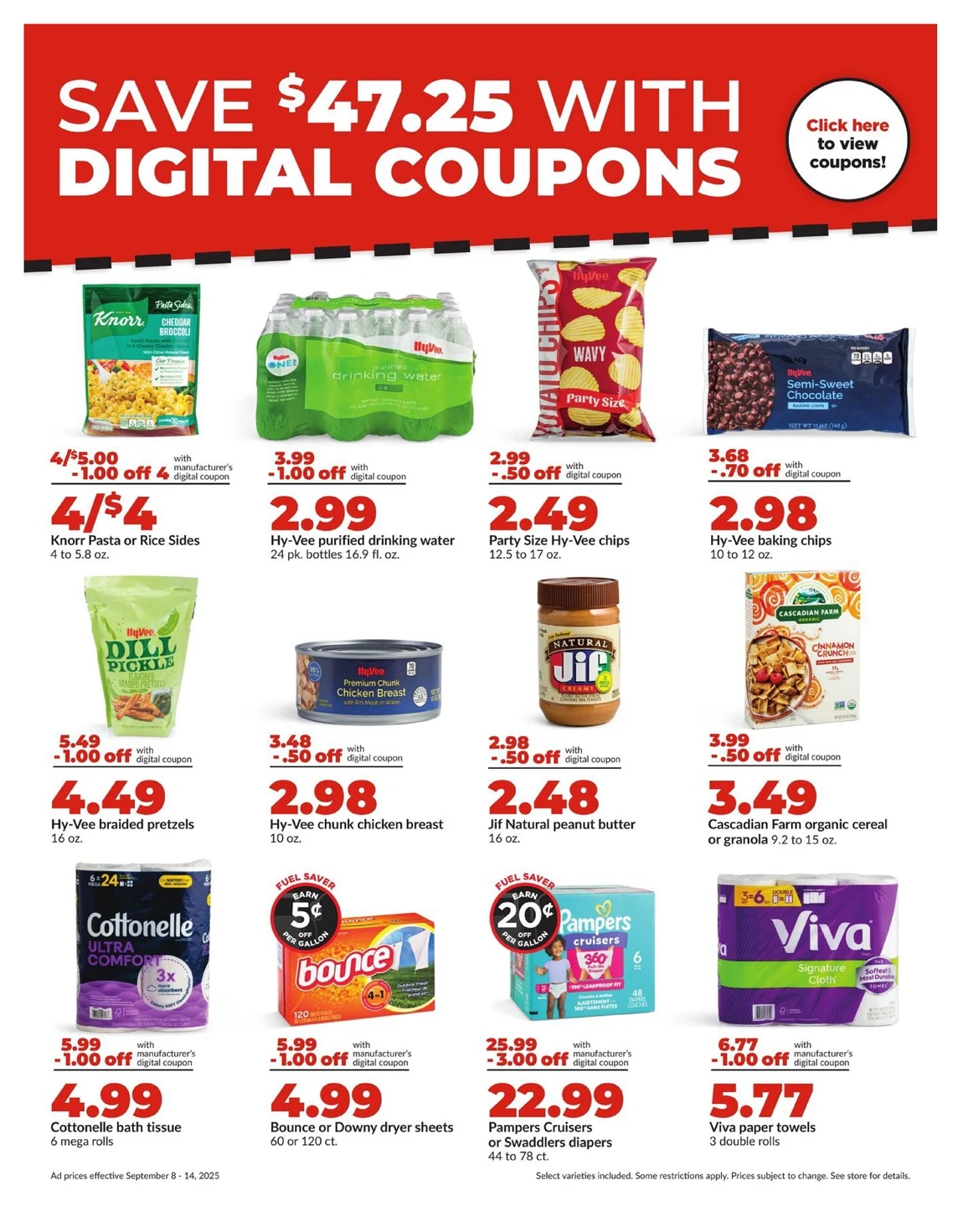 Hy Vee Weekly Ad 9/15/25 – 9/21/25 preview 731 – hyvee 8 14 05