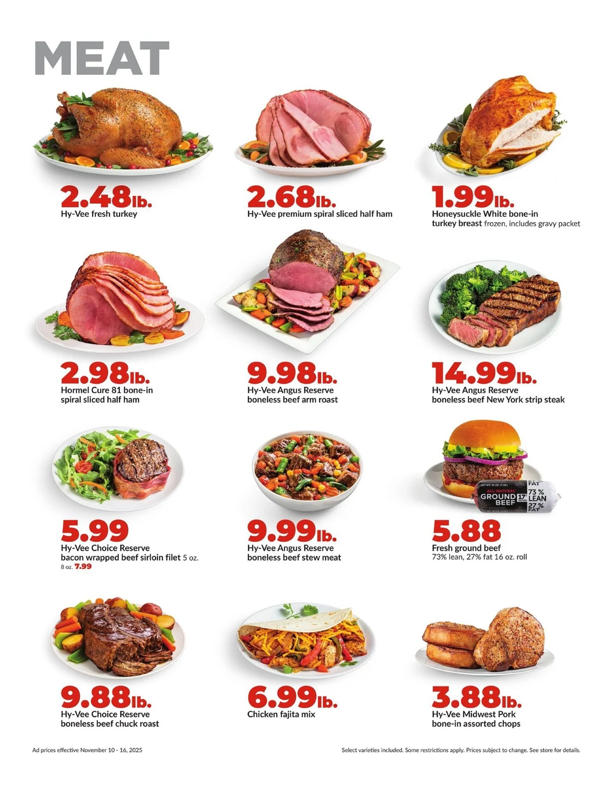 Hy Vee Weekly Ad 11/10/25 & 11/17/25 preview 7 – hyvee ad 10 16 17