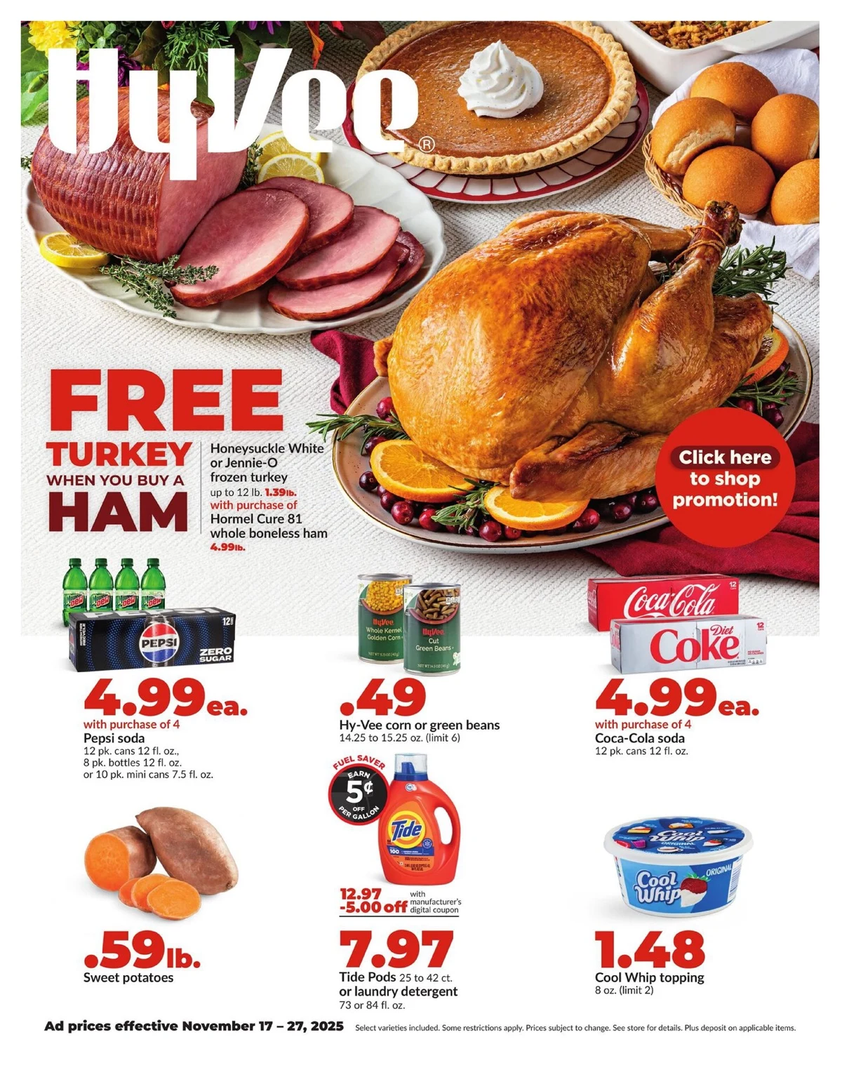 Hy Vee Weekly Ad 11/17/25 & 11/24/25 preview 1 – hyvee ad 17 27 01