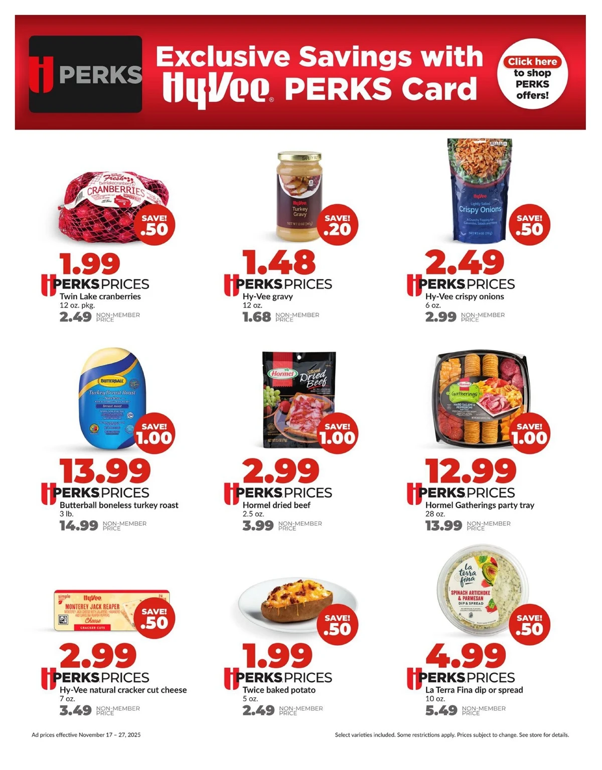 Hy Vee Weekly Ad 11/17/25 & 11/24/25 preview 2 – hyvee ad 17 27 13