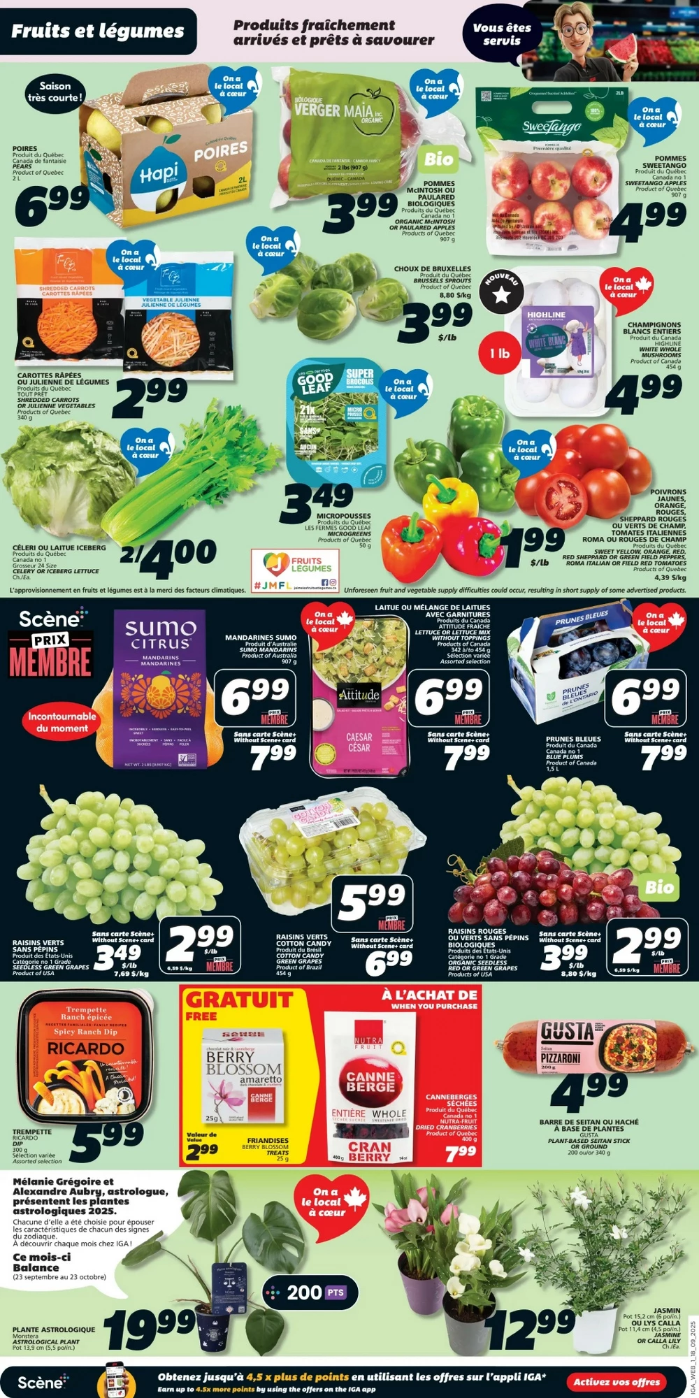 Iga Flyer September 25 to October 1, 2025 215 – iga flyer september 18 24 3