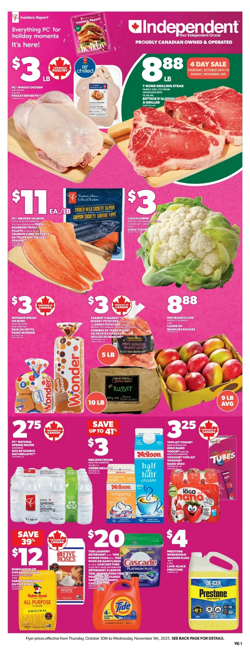 Independent Grocer Flyer October 30 to November 5, 2025 165 – independent flyer october 30 november 5 3 92850319