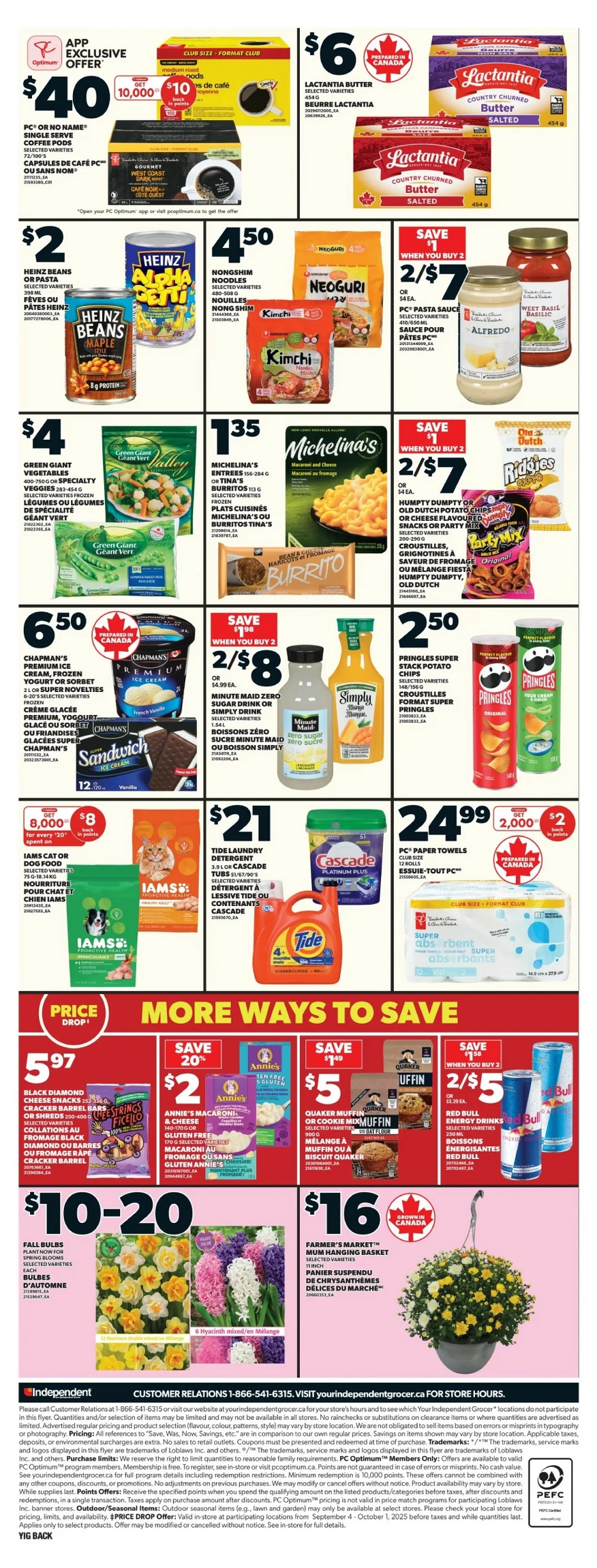 Independent Grocer Flyer September 18 to September 24, 2025 467 – independent flyer september 11 17 4