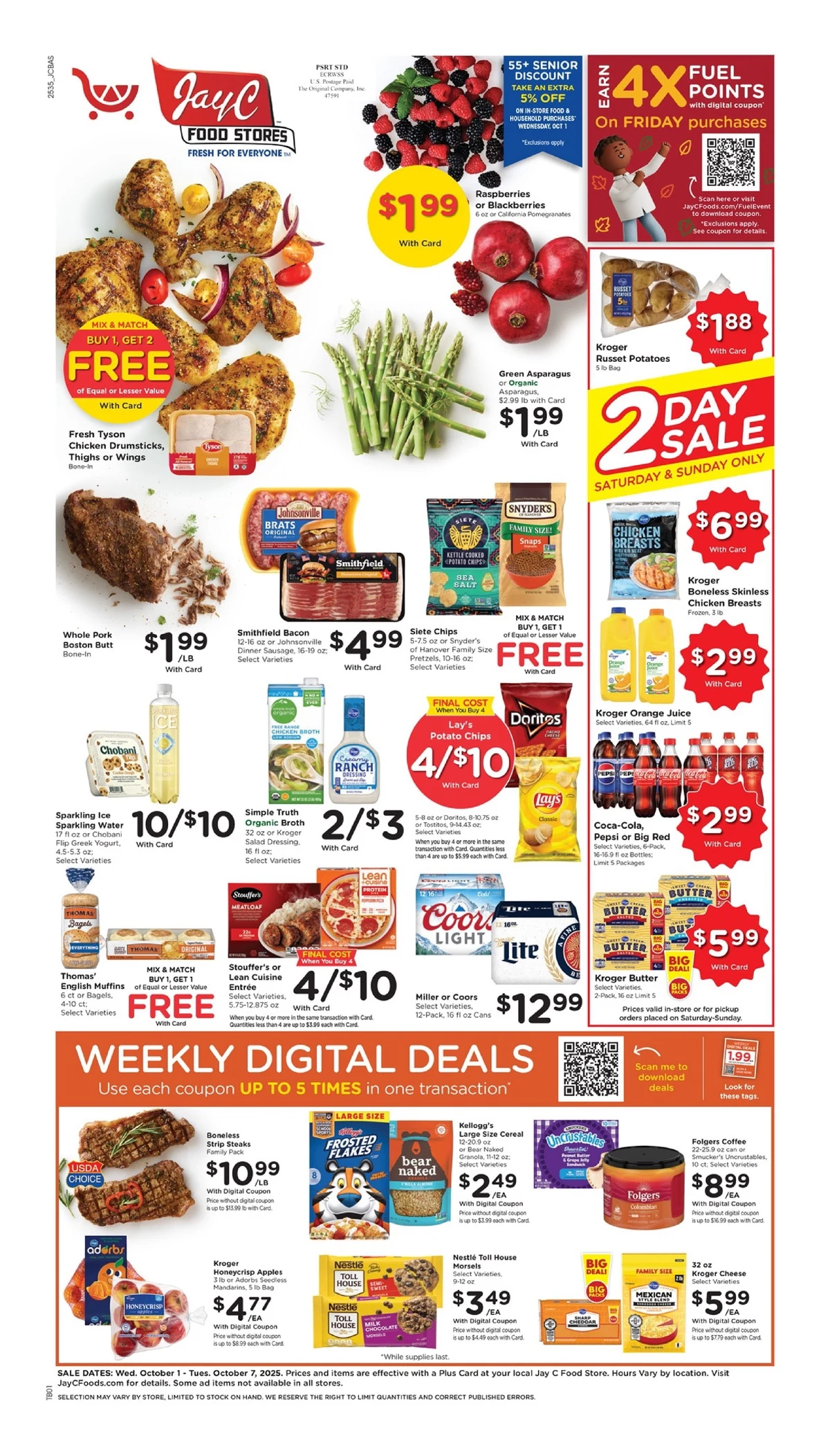 Jay C Weekly Ad 10/8/25 – 10/14/25 preview 154 – jayc ad 1 7 01