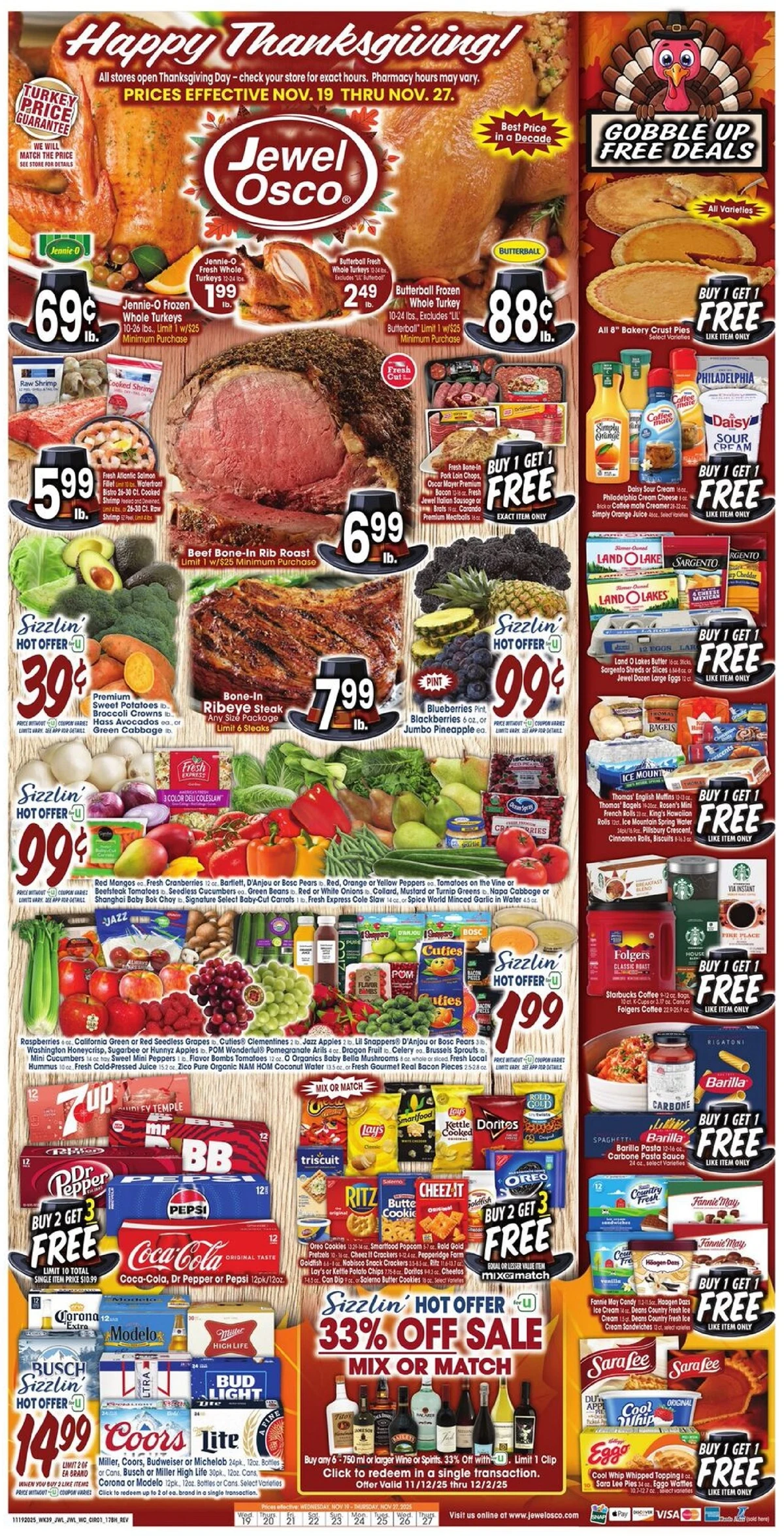Jewel Osco Weekly Ad 11/19/25 & 11/26/25 preview 184 – jewel osco 19 27 01