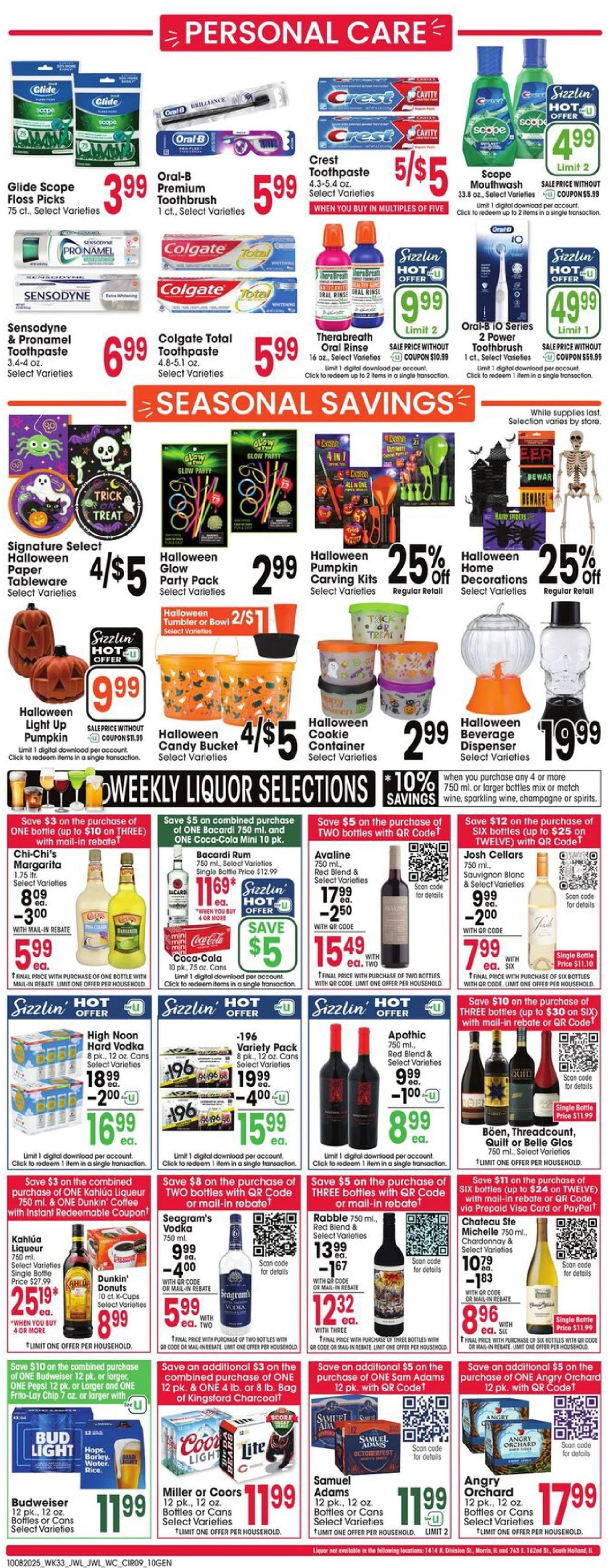 Jewel Osco Weekly Ad October 8 to October 14, 2025 1 – jewel osco ad 8 14 09
