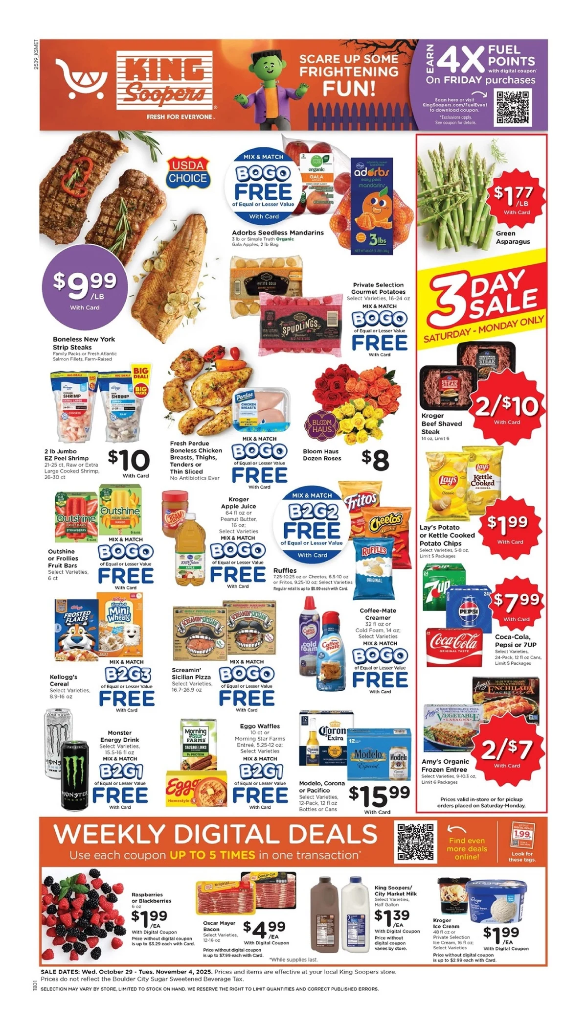 King Soopers Weekly Ad 10/29/25 – 11/4/25 preview 121 – king soopers ad 29 4 01