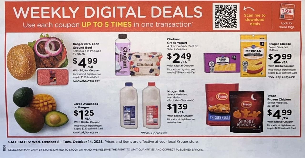 Kroger Weekly Ad 10/8/25 – 10/14/25 preview 48 – kroger weekly ad 8 14 00003