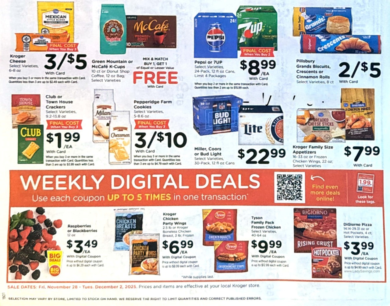 Kroger Weekly Ad 10/26/25 & 12/3/25 preview 2 – kroger weekly ad 112825 02
