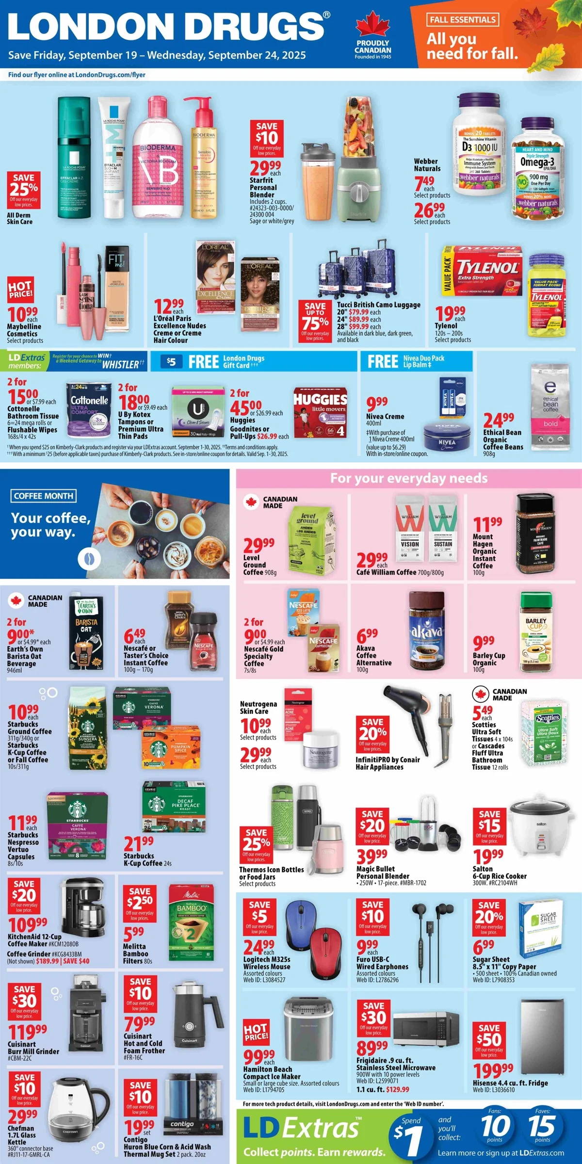 London Drugs Flyer September 26 to October 2, 2025 27 – london drugs 19 24 1