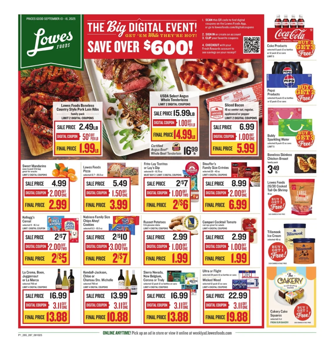 Lowes Foods Weekly Ad 9/17/25 – 9/23/25 preview 304 – lowes foods ad 10 16 01