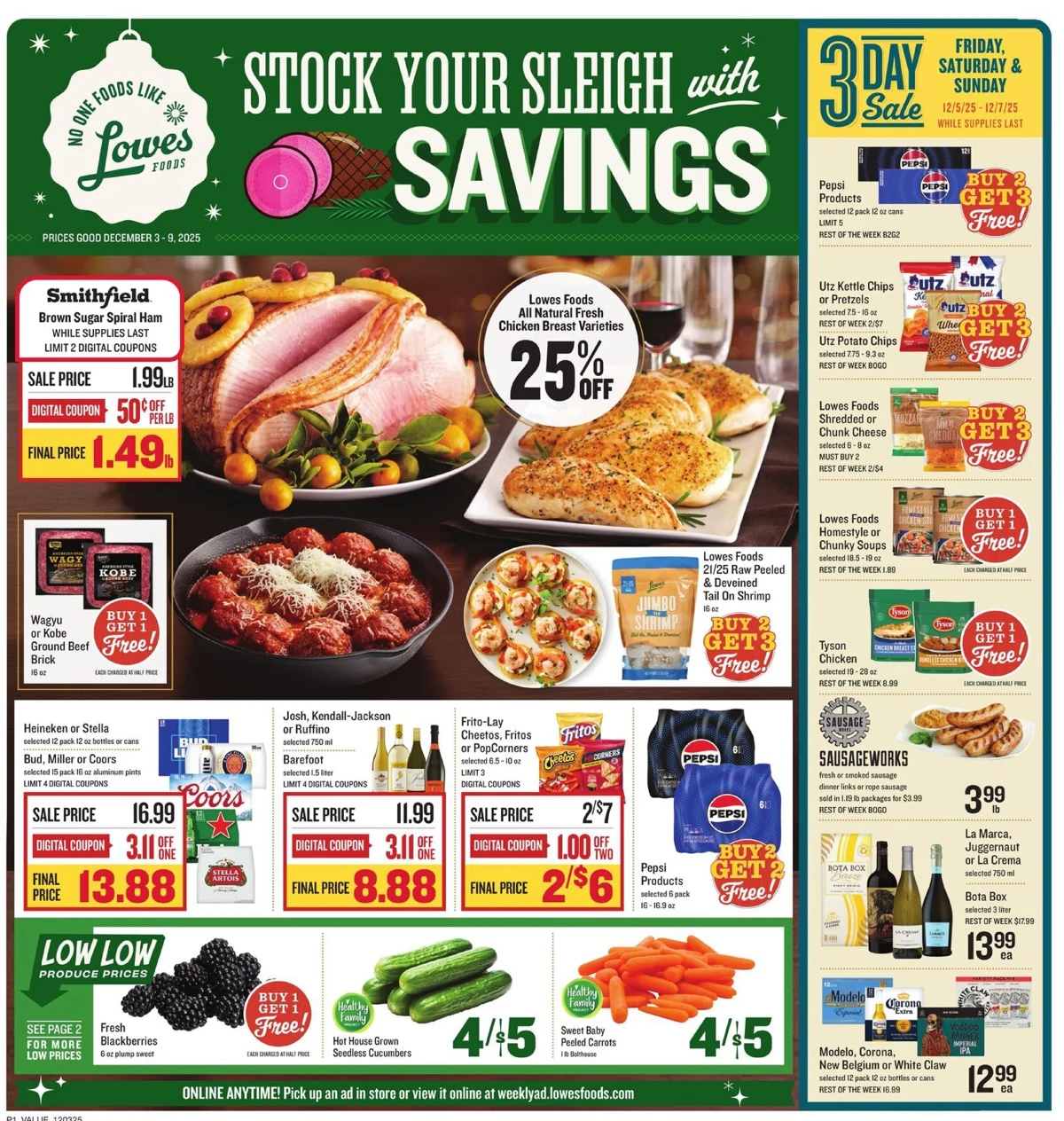 Lowes Foods Weekly Ad 12/3/25 & 12/10/25 preview 2 – Lowes Foods Weekly Ad Lowes Foods Weekly Ad 12/3/25 & 12/10/25 preview 1 – lowesfoods 3 9 01