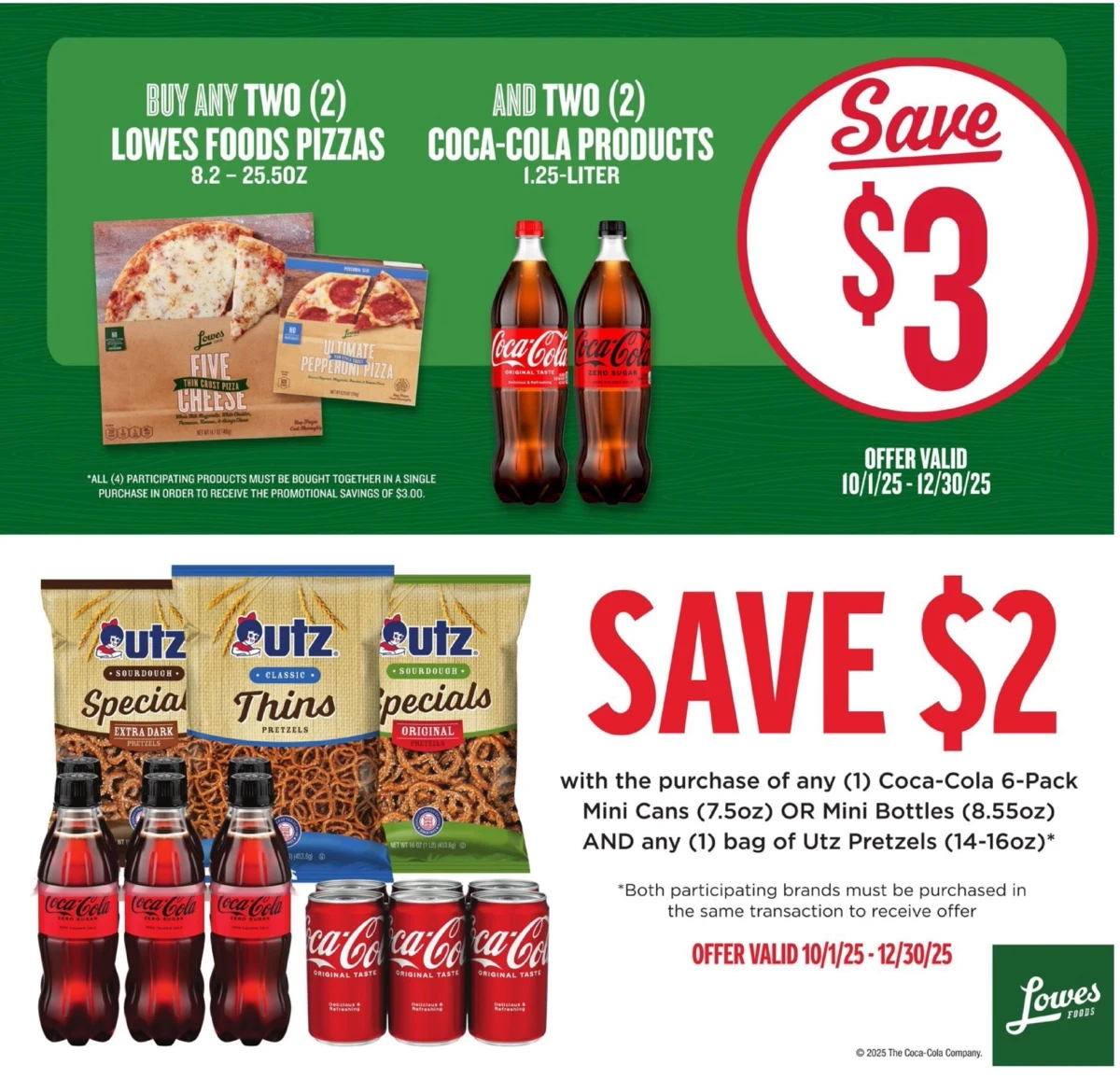 Lowes Foods Weekly Ad 12/3/25 & 12/10/25 preview 1 – lowesfoods 3 9 10