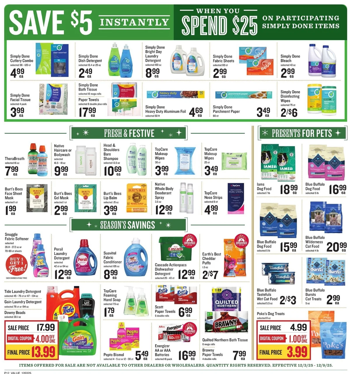 Lowes Foods Weekly Ad 12/3/25 & 12/10/25 preview 4 – lowesfoods 3 9 18