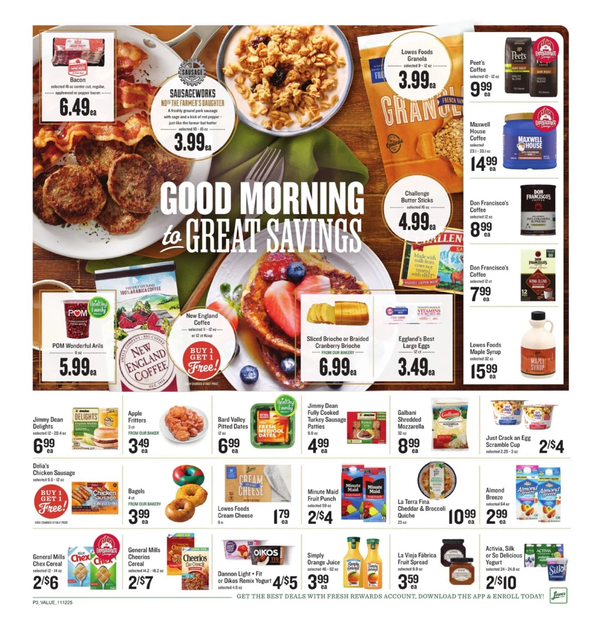 Lowes Foods Weekly Ad 11/12/25 & 11/19/25 preview 1 – lowesfoods ad 12 18 03
