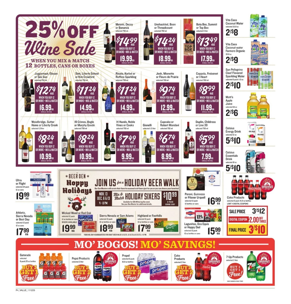 Lowes Foods Weekly Ad 11/12/25 & 11/19/25 preview 2 – lowesfoods ad 12 18 04