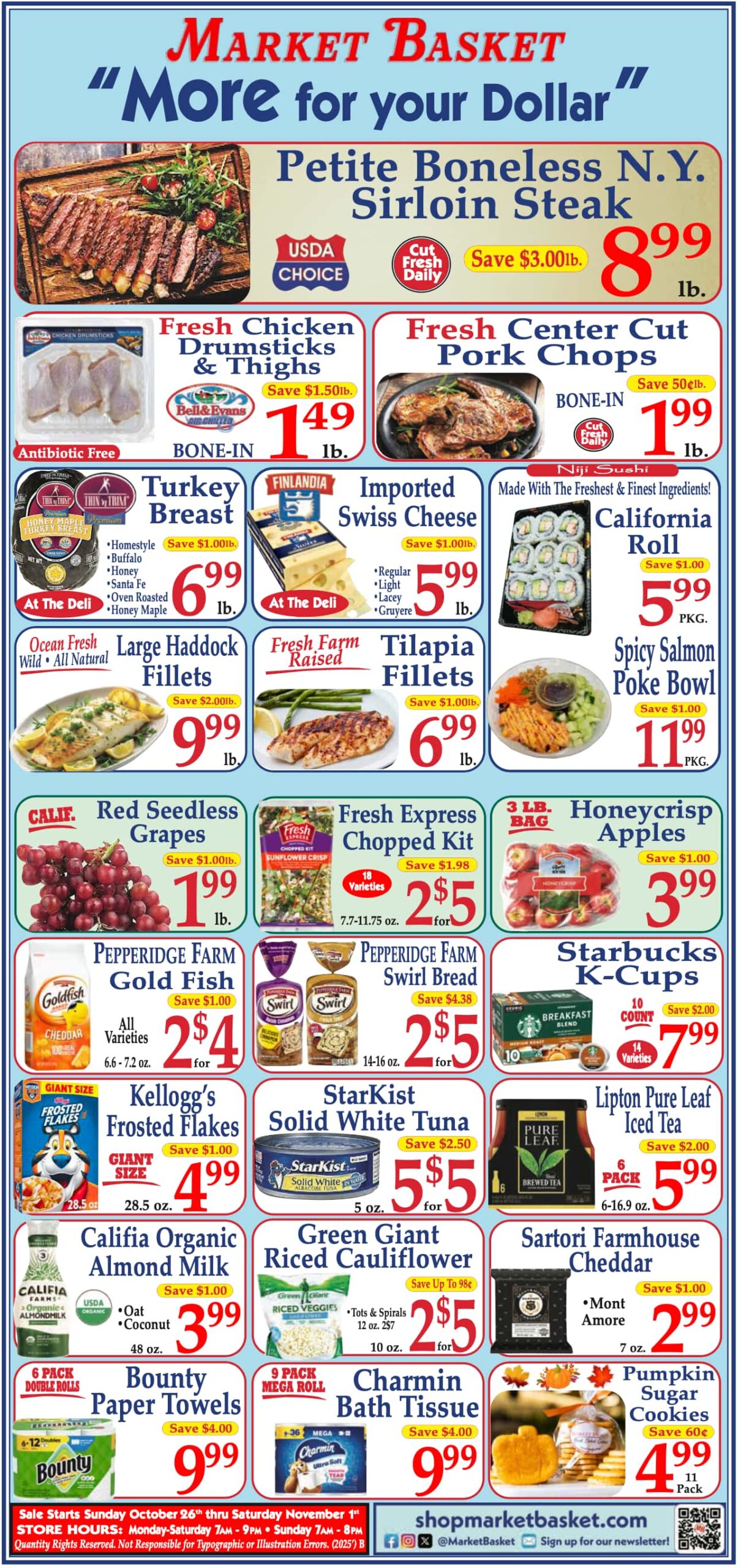 Market Basket Weekly Ad 11/2/25 – 11/8/25 preview 310 – marketbasket weekly ad 102625 01 scaled