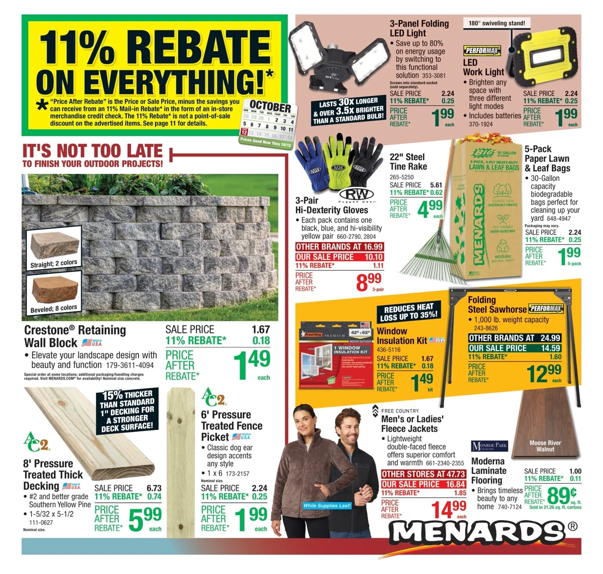Menards Weekly Ad 10/2/25 – 10/12/25 34 – menards ad 1 12 01