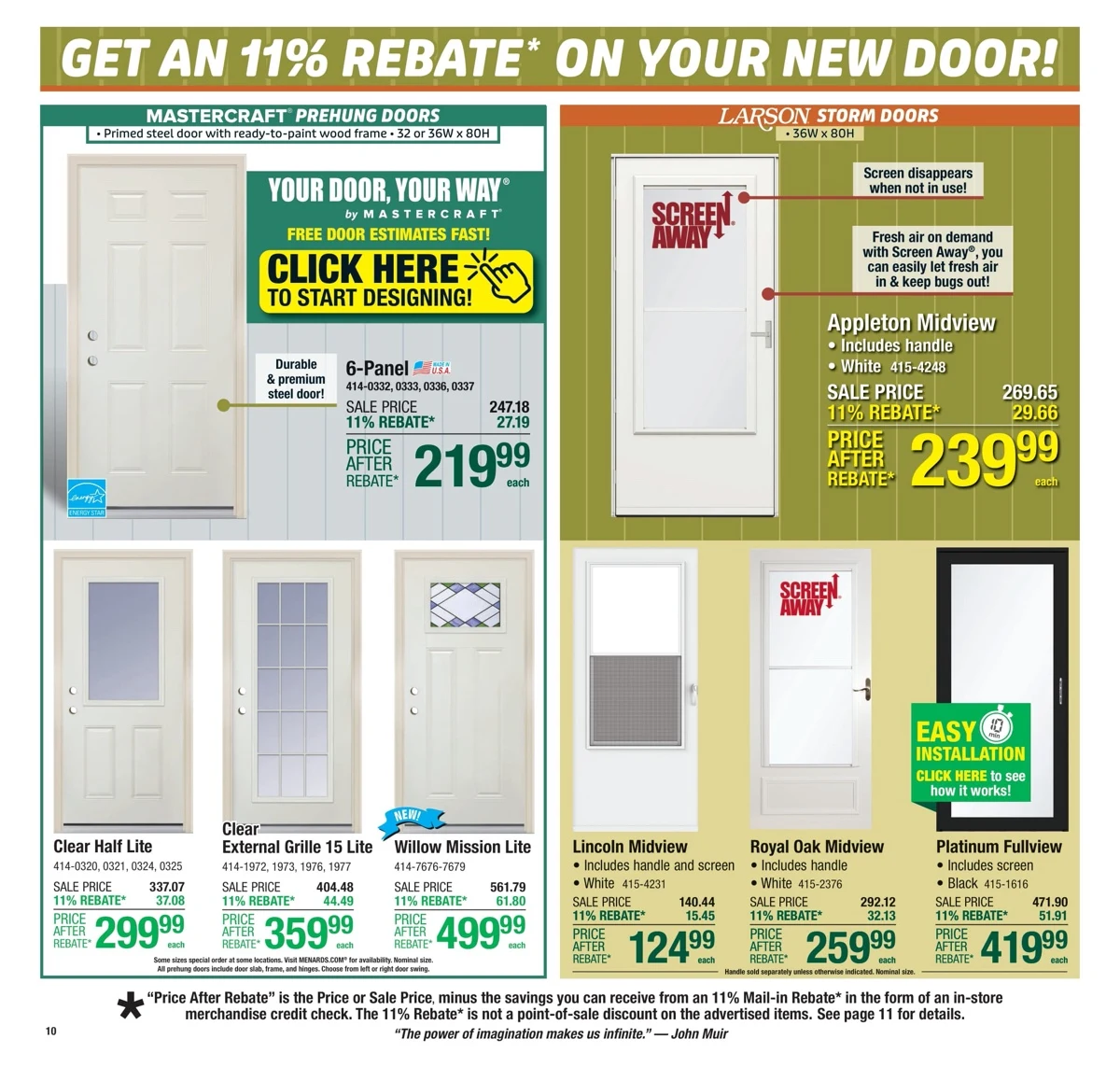 Menards Weekly Ad October 9 to October 19, 2025 1 – menards ad 9 19 17